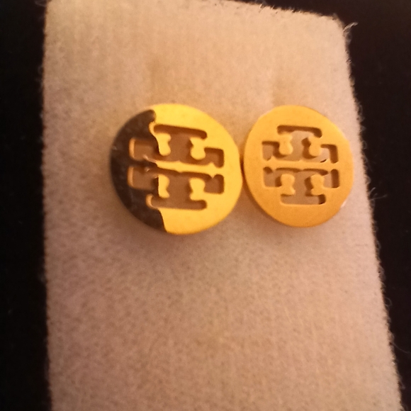 TORY BURCH DAINTY SMALL STUD EARRINGS - Picture 2 of 5